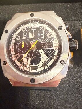 Invicta Racing Turbo Men's Watch - 47mm. Black-Professional Chronograph